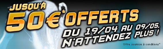 Bonus ParionsWeb - Jusqu'à 50€ offert par la FDJ