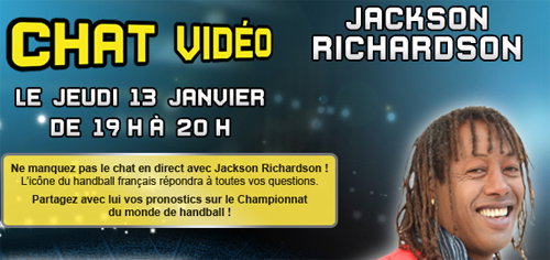 ParionsWeb - Fêtez le début du Mondial de Hand avec Jackson Richardson !