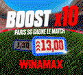 Cote Victoire du PSG x10 à 13! Oui ce n'est pas une erreur, la cote à 13!