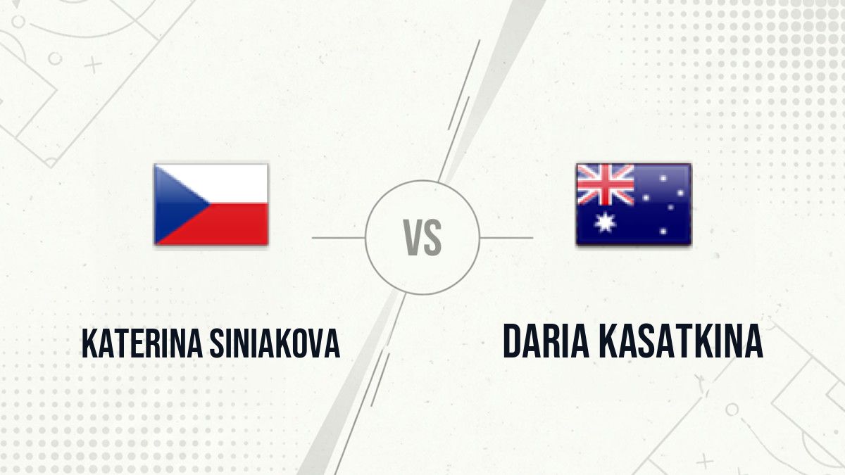 Pronostic Katerina Siniakova Daria Kasatkina