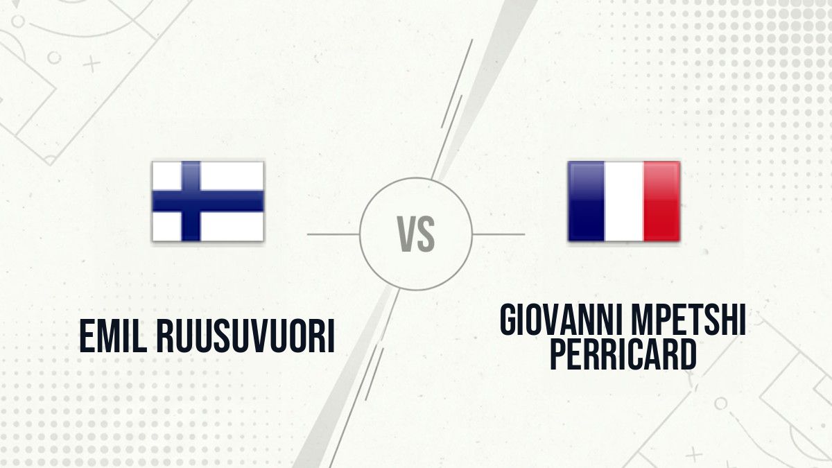 Pronostic Emil Ruusuvuori Giovanni Mpetshi Perricard