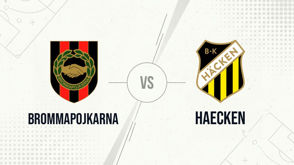 Pronostic Brommapojkarna Haecken