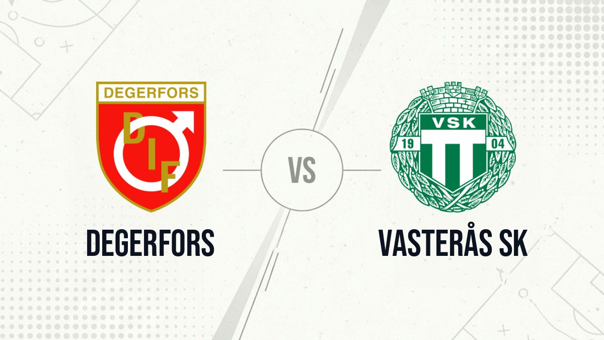 Pronostic Degerfors Vasterås SK