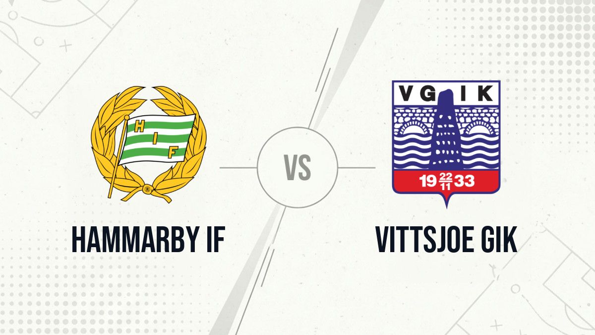 Pronostic Hammarby IF Vittsjoe GIK