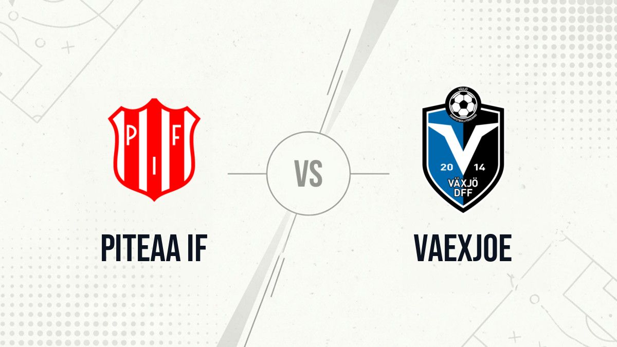 Pronostic Piteaa IF Vaexjoe