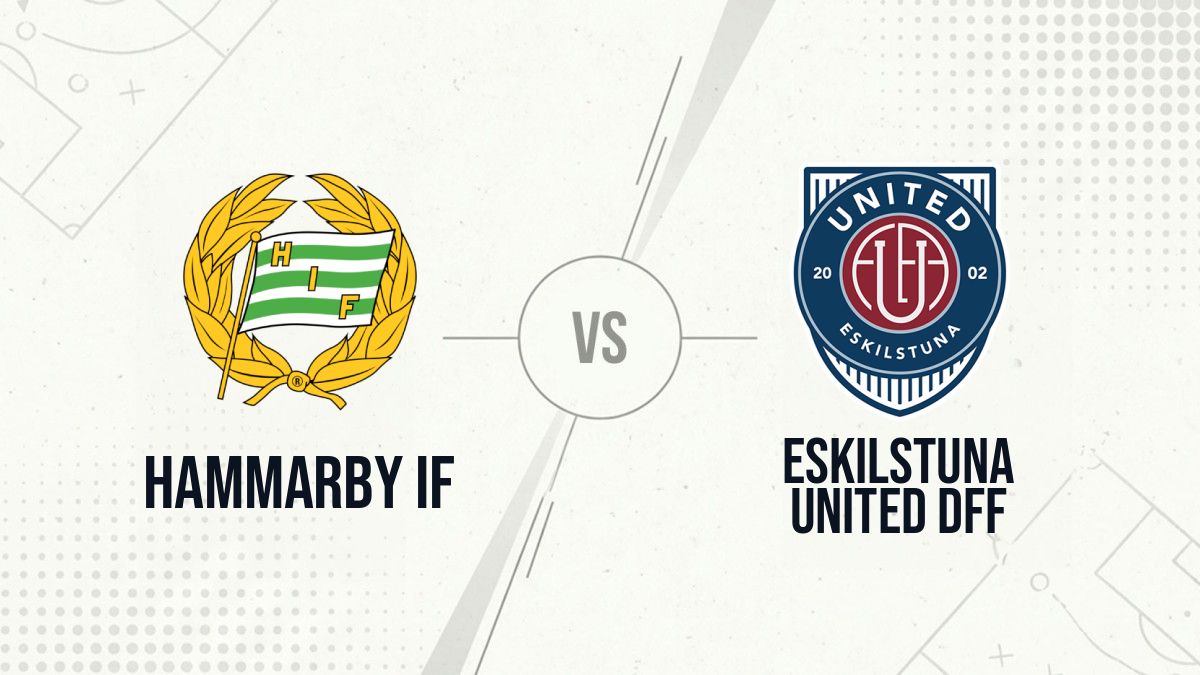 Pronostic Hammarby IF Eskilstuna United DFF