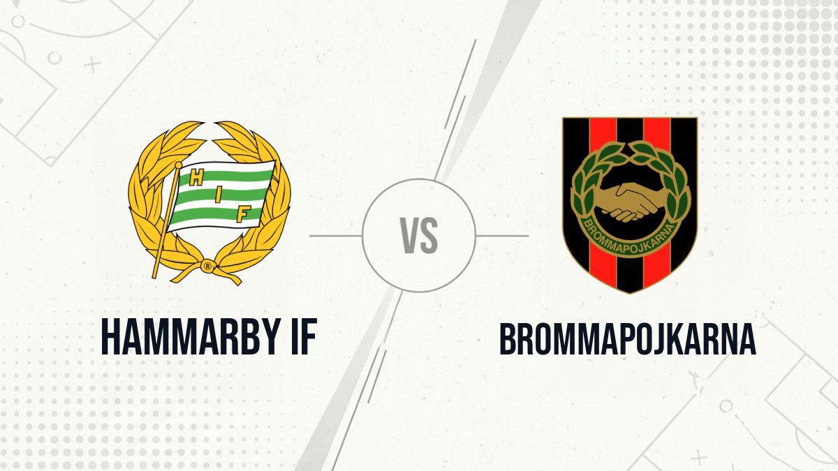 Pronostic Hammarby IF Brommapojkarna