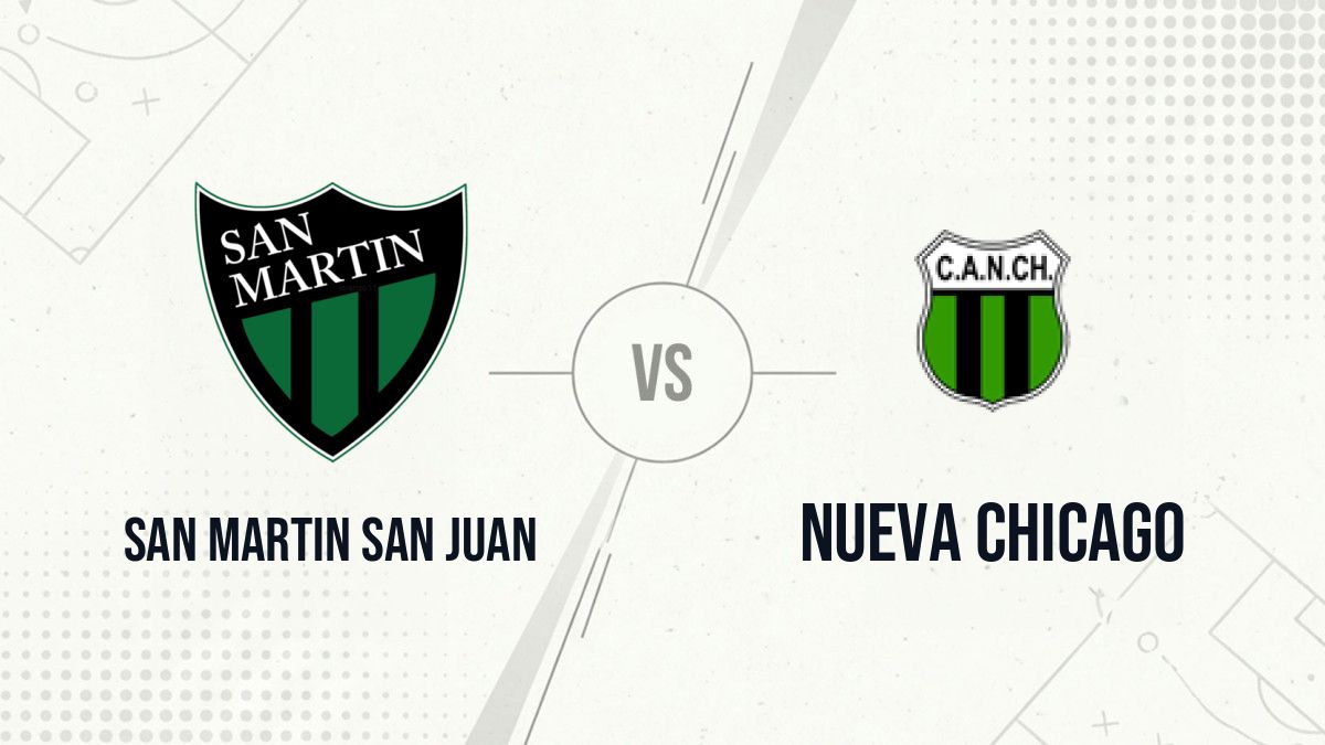 Pronostic San Martin San Juan Nueva Chicago