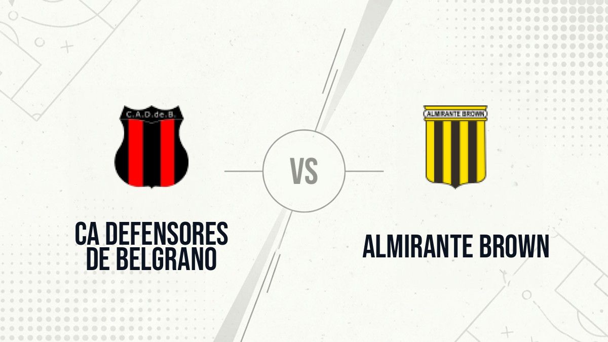 Pronostic CA Defensores de Belgrano Almirante Brown