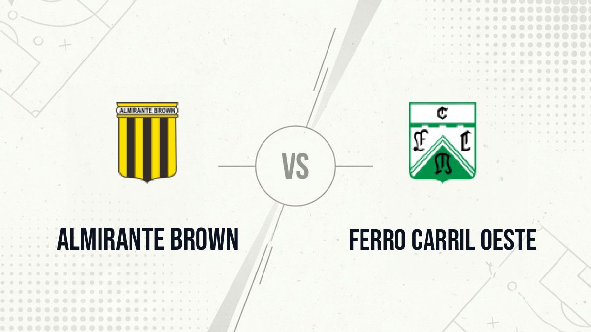 Pronostic Almirante Brown Ferro Carril Oeste