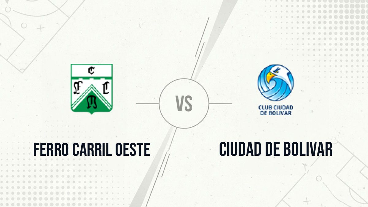 Pronostic Ferro Carril Oeste Ciudad de Bolivar