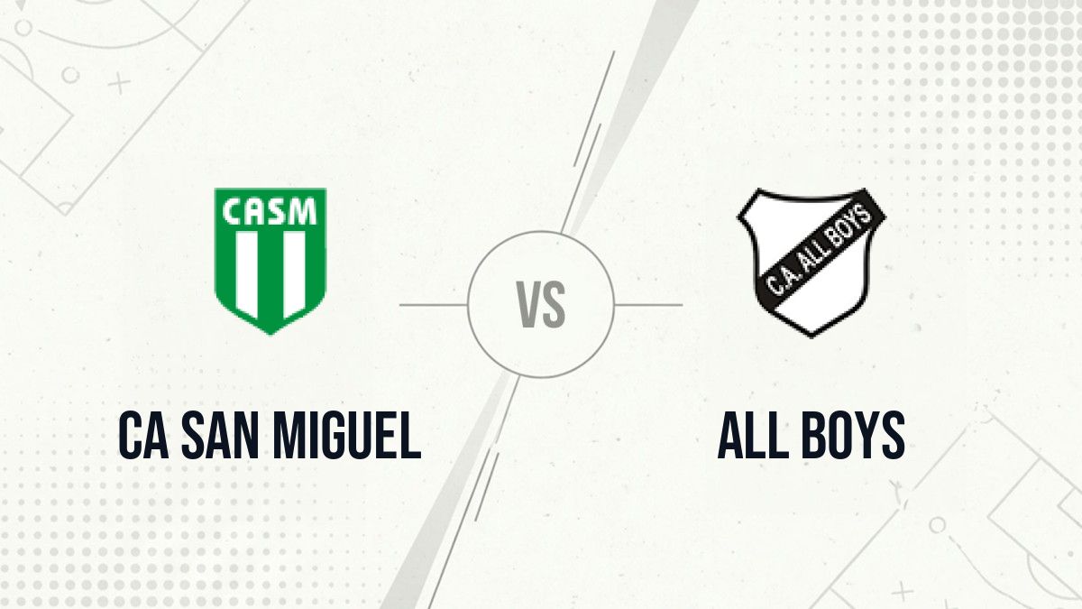 Pronostic CA San Miguel All Boys