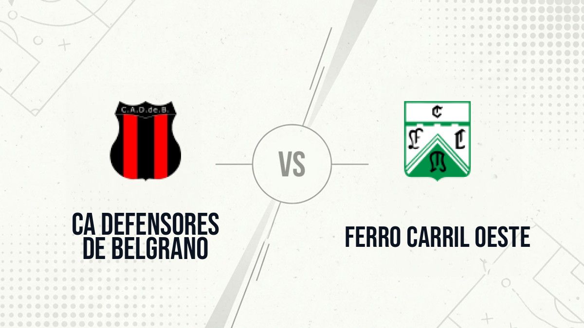 Pronostic CA Defensores de Belgrano Ferro Carril Oeste