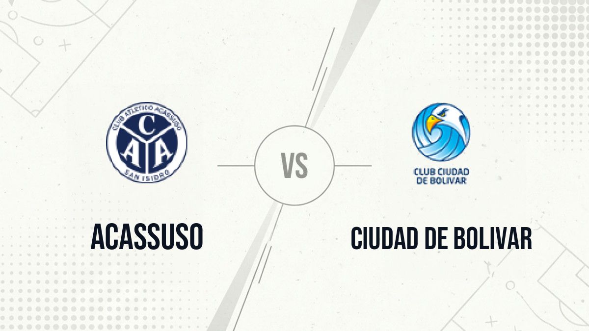 Pronostic Acassuso Ciudad de Bolivar