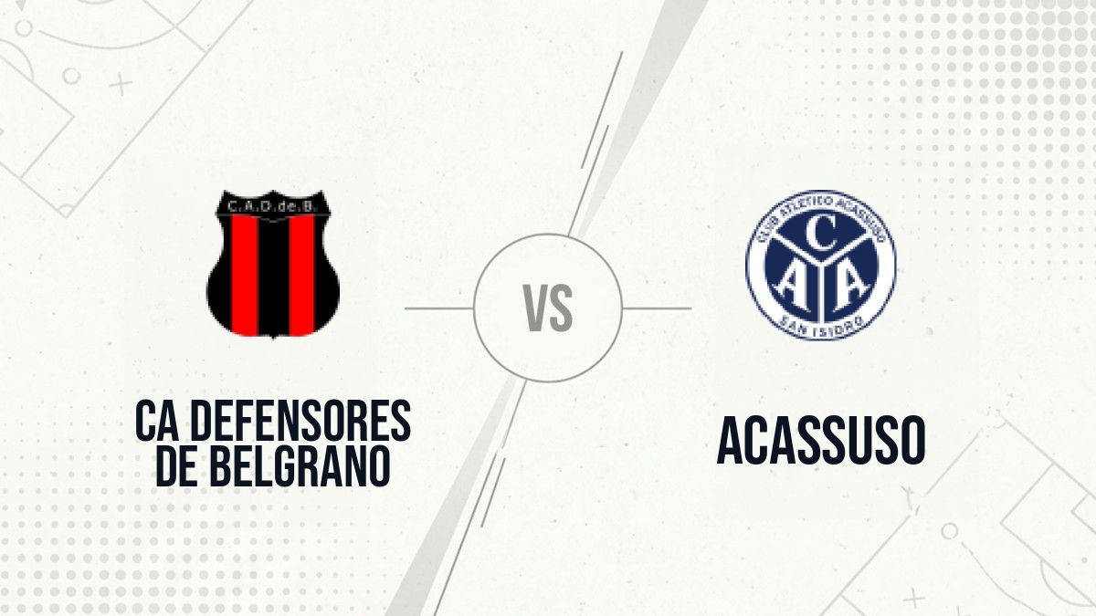 Pronostic CA Defensores de Belgrano Acassuso