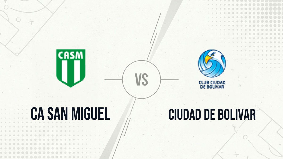 Pronostic CA San Miguel Ciudad de Bolivar