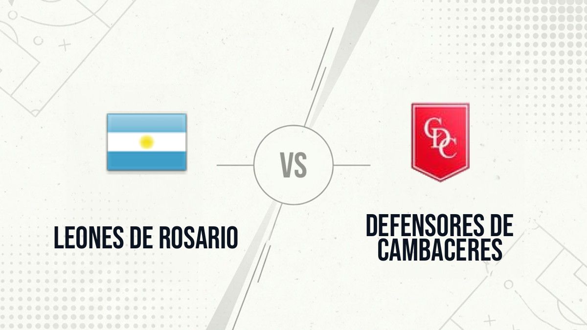 Pronostic Leones de Rosario Defensores de Cambaceres