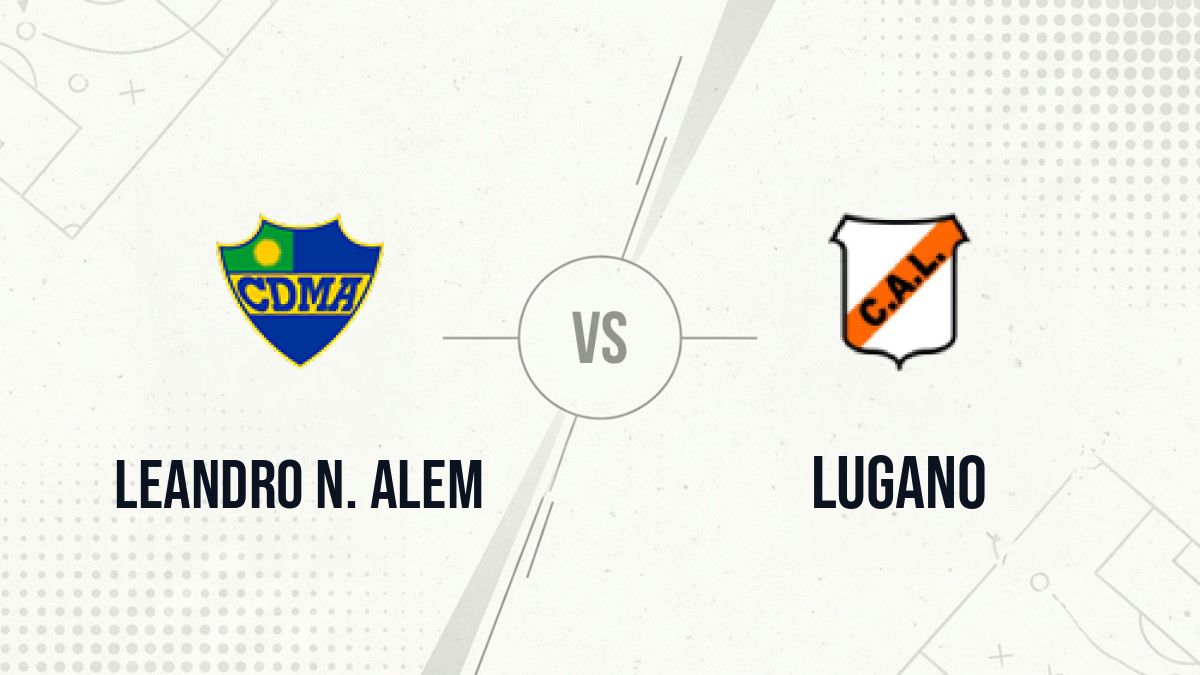 Pronostic Leandro N. Alem Lugano