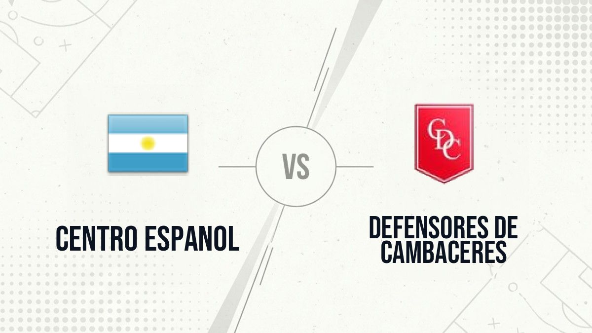 Pronostic Centro Espanol Defensores de Cambaceres