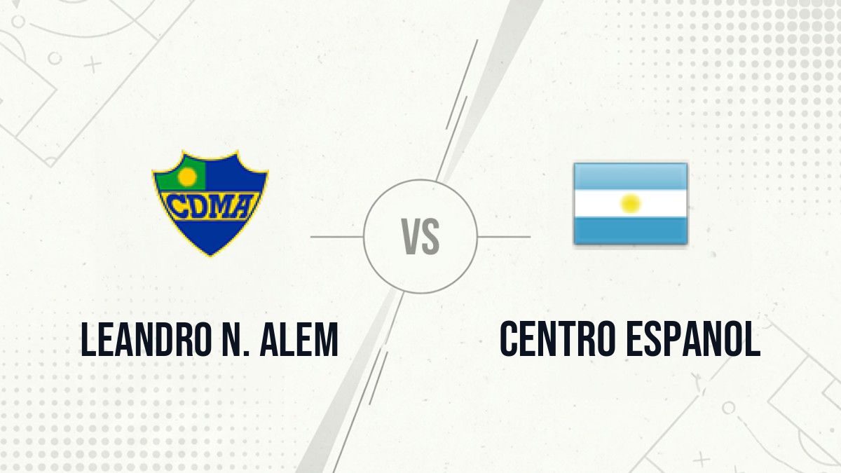 Pronostic Leandro N. Alem Centro Espanol