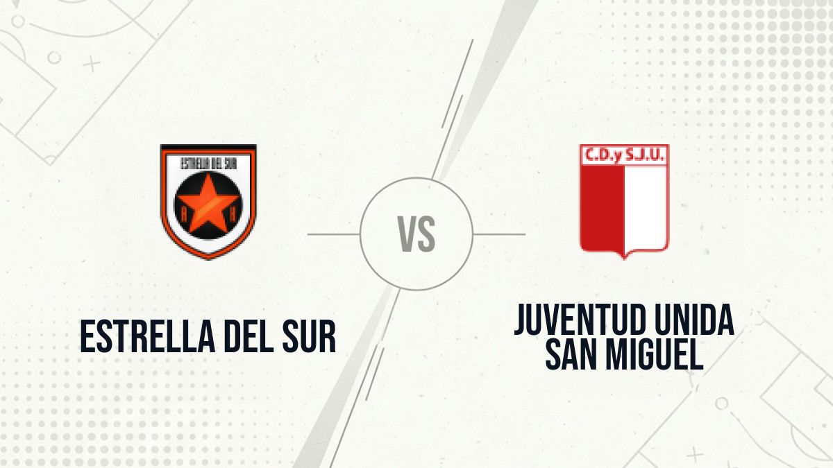 Pronostic Estrella Del Sur Juventud Unida San Miguel