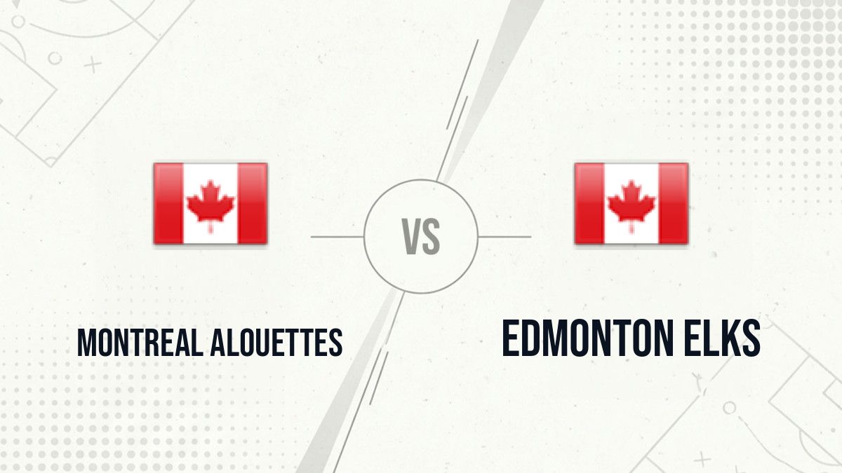 Pronostic Montreal Alouettes Edmonton Elks