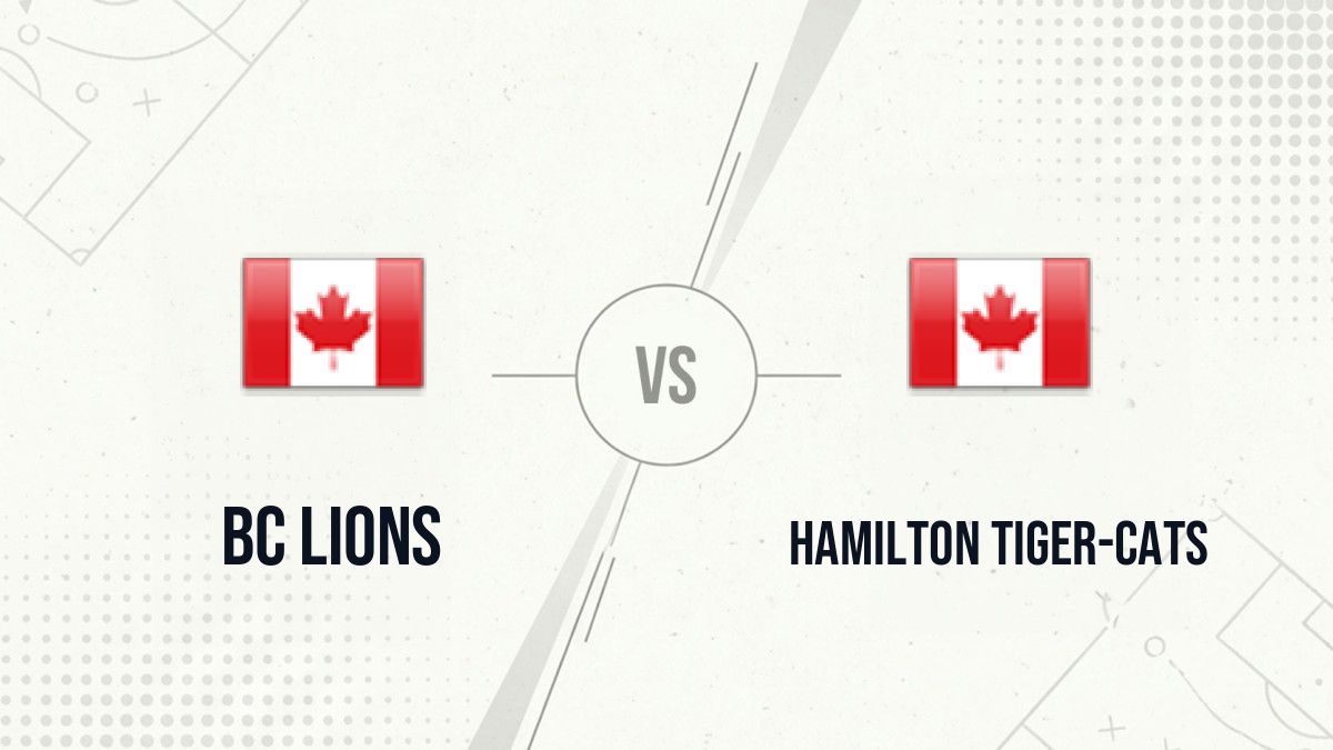 Pronostic BC Lions Hamilton Tiger-Cats