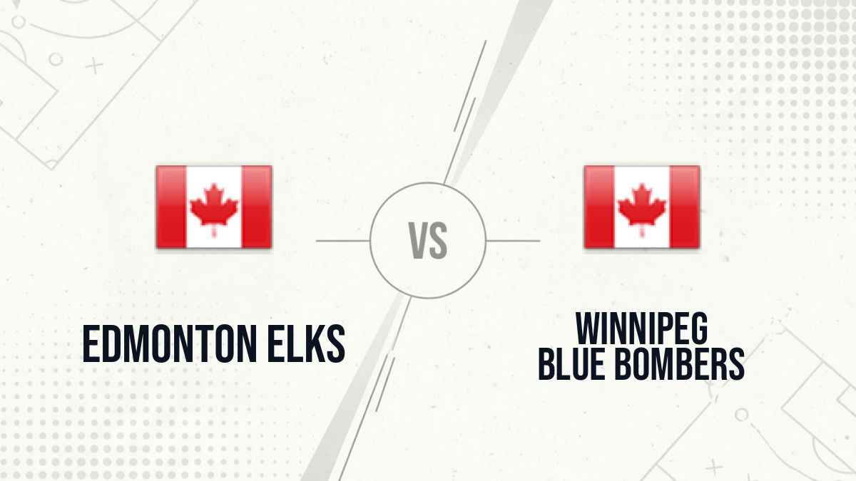 Pronostic Edmonton Elks Winnipeg Blue Bombers
