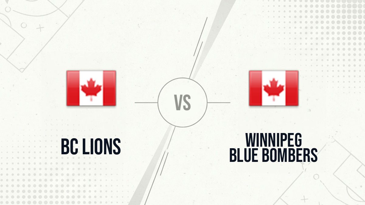 Pronostic BC Lions Winnipeg Blue Bombers