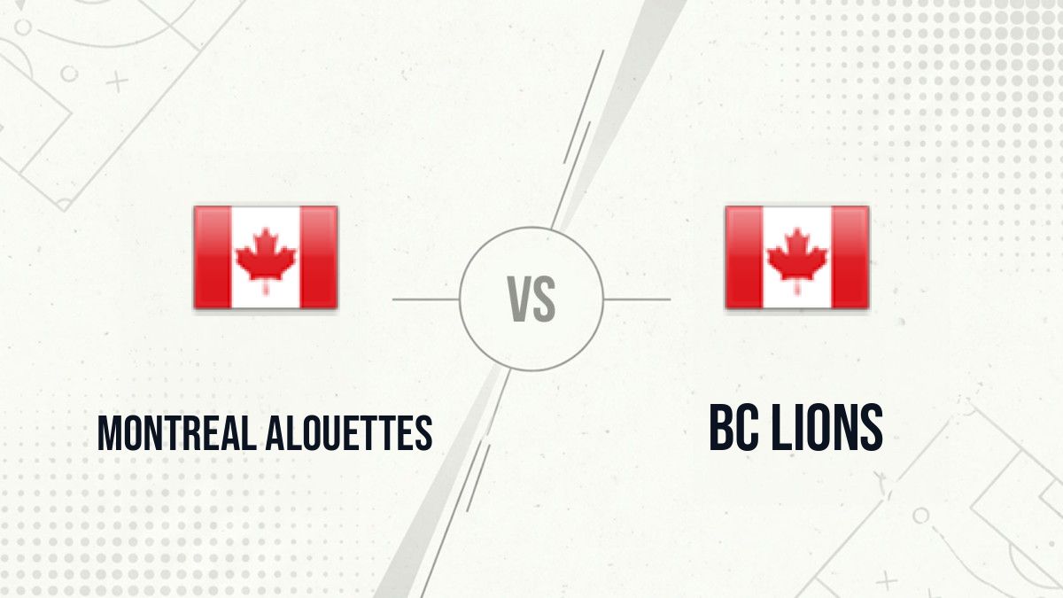 Pronostic Montreal Alouettes BC Lions