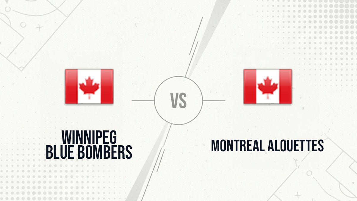 Pronostic Winnipeg Blue Bombers Montreal Alouettes