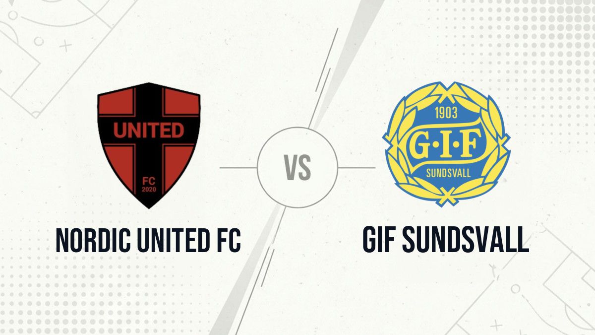 Pronostic Nordic United FC GIF Sundsvall