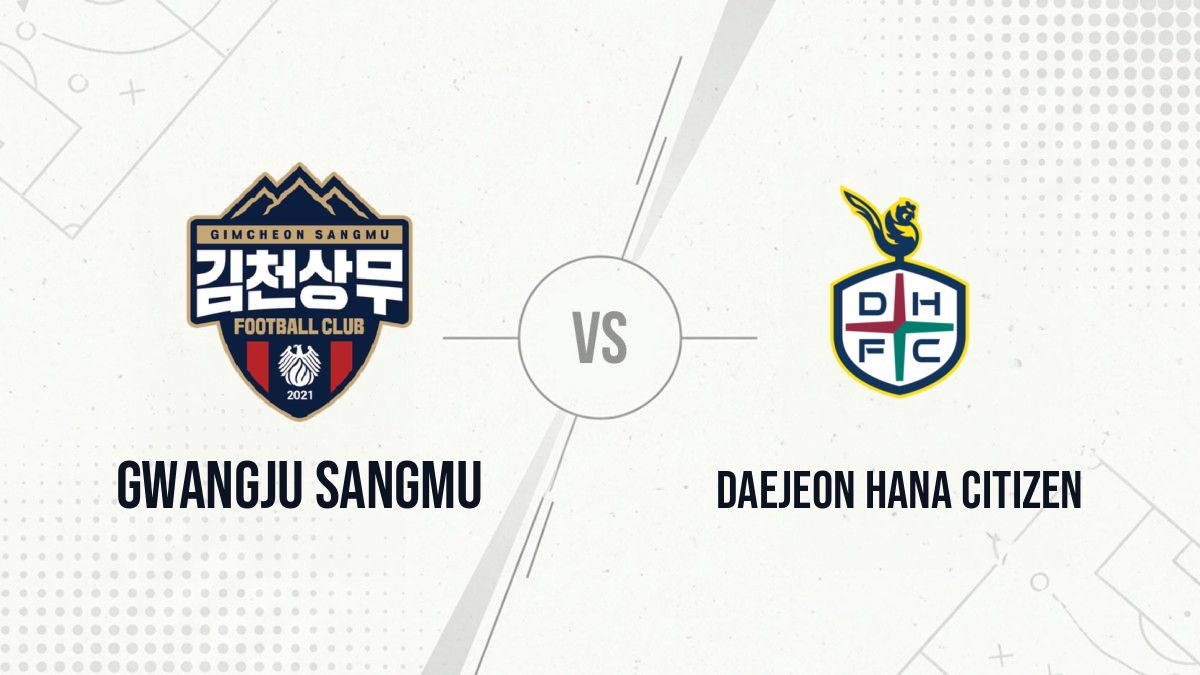 Pronostic Gwangju Sangmu Daejeon Hana Citizen