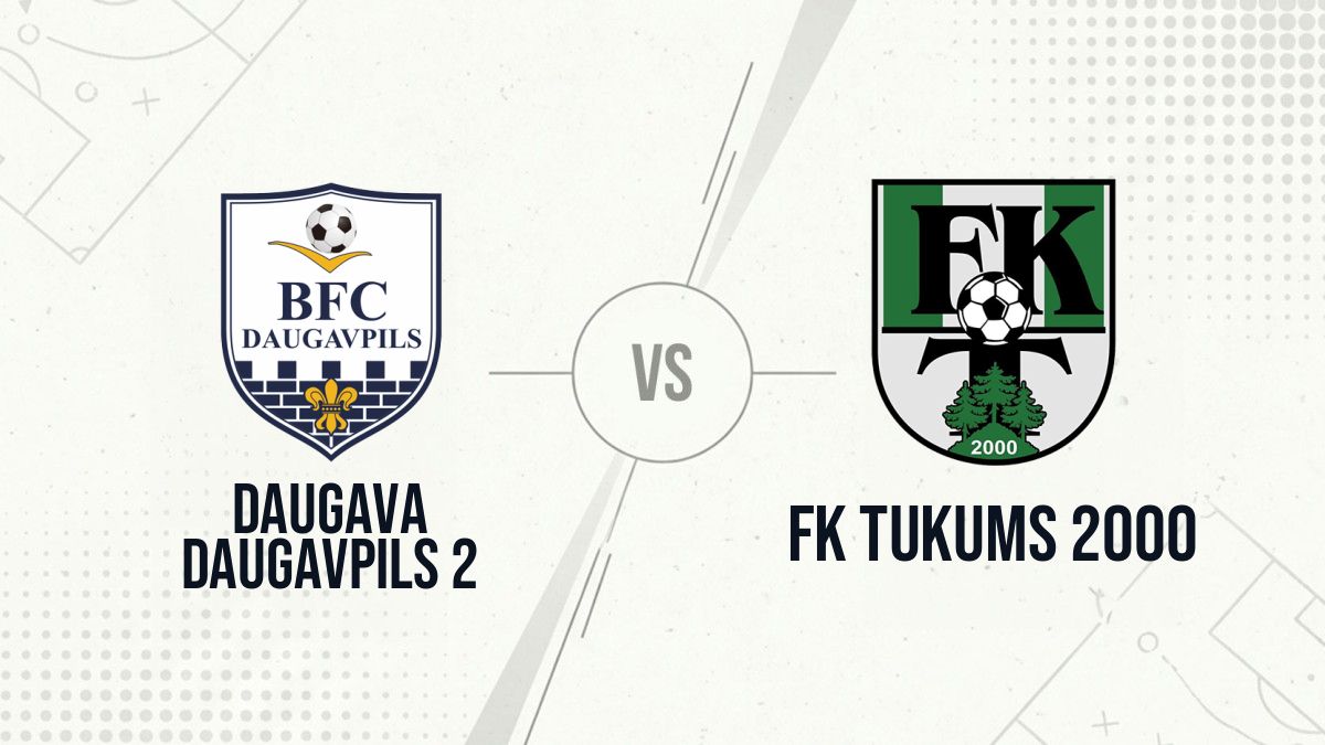 Pronostic Daugava Daugavpils 2 FK Tukums 2000