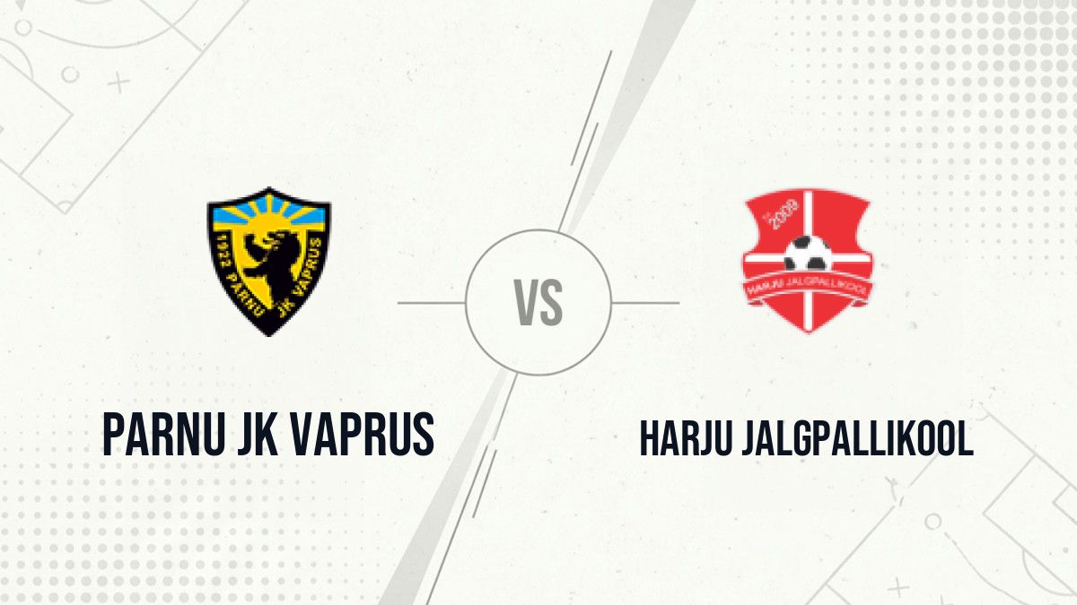 Pronostic Parnu JK Vaprus Harju Jalgpallikool