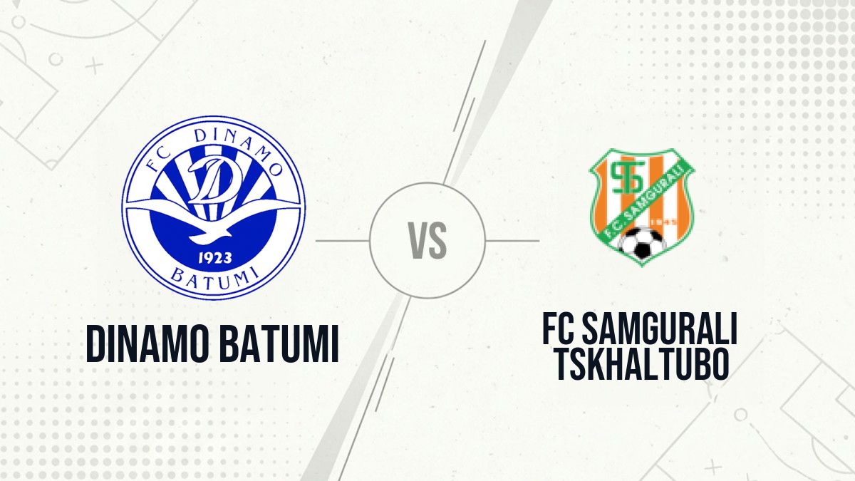 Pronostic Dinamo Batumi FC Samgurali Tskhaltubo