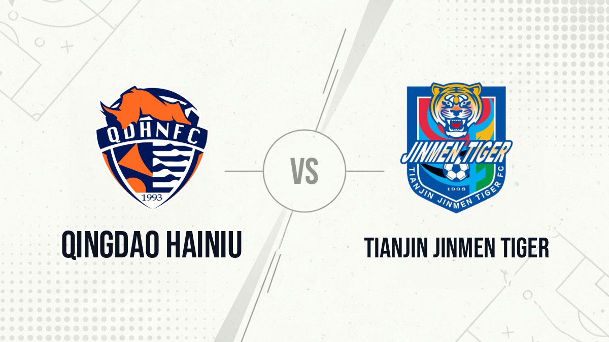 Pronostic Qingdao Hainiu Tianjin Jinmen Tiger