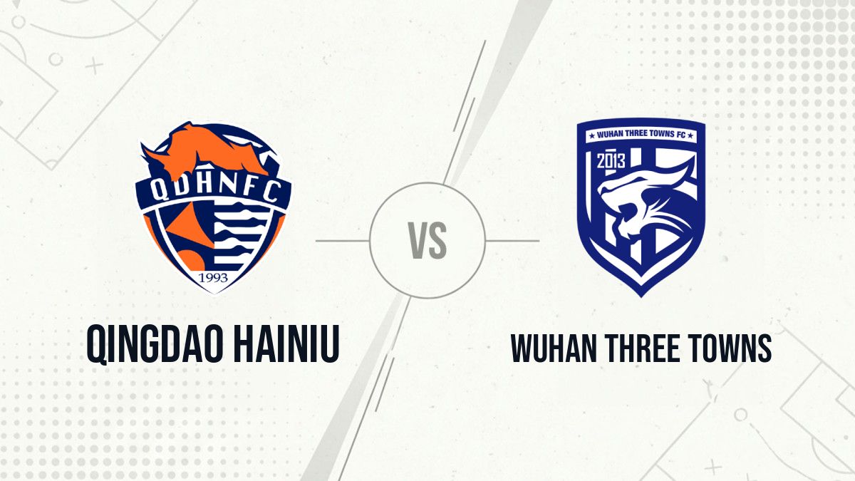 Pronostic Qingdao Hainiu Wuhan Three Towns
