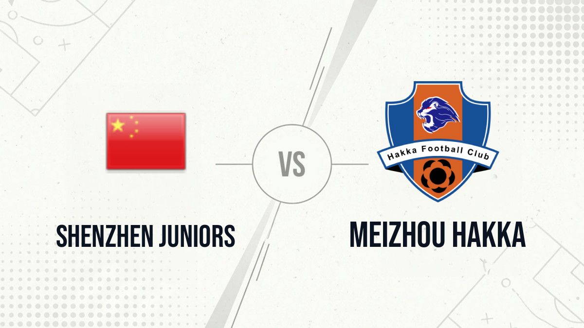 Pronostic Shenzhen Juniors Meizhou Hakka