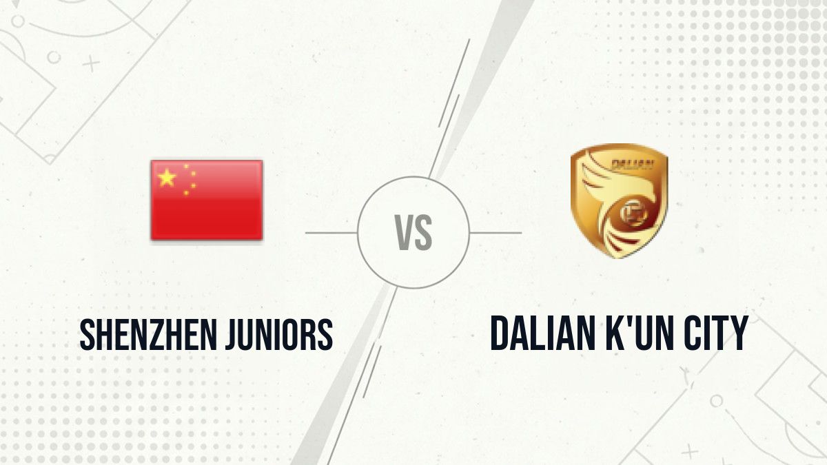 Pronostic Shenzhen Juniors Dalian K'un City