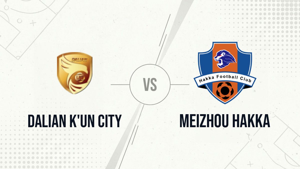 Pronostic Dalian K'un City Meizhou Hakka
