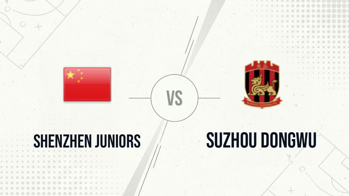 Pronostic Shenzhen Juniors Suzhou Dongwu
