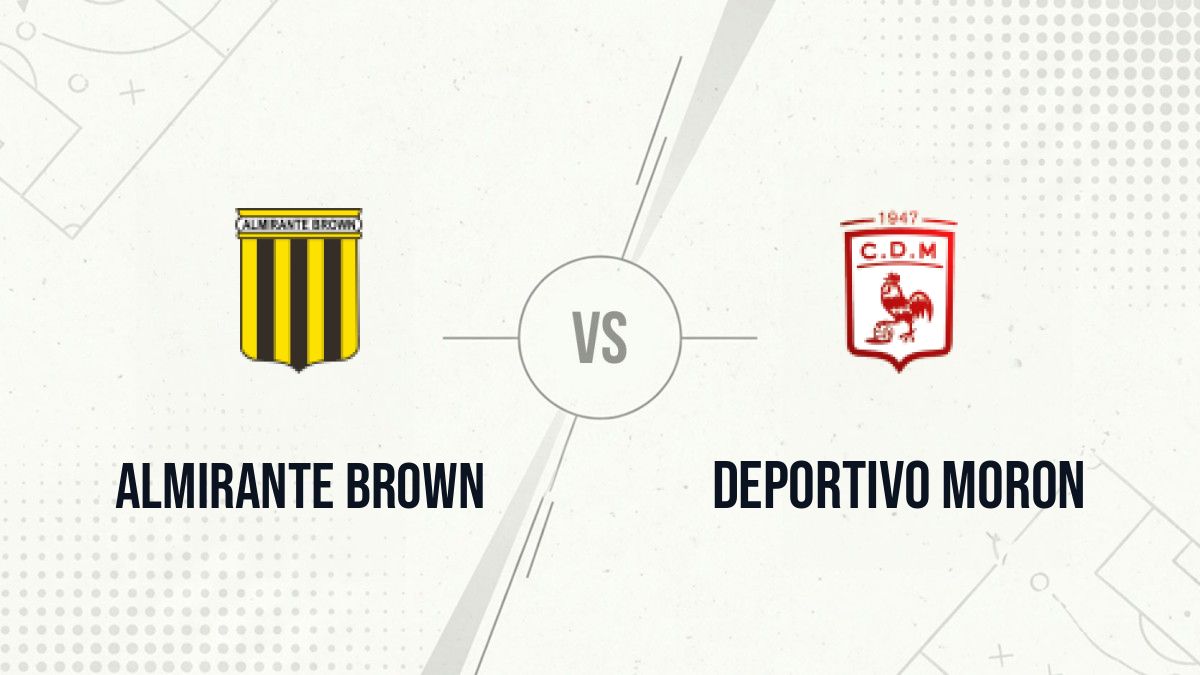 Pronostic Almirante Brown Deportivo Moron
