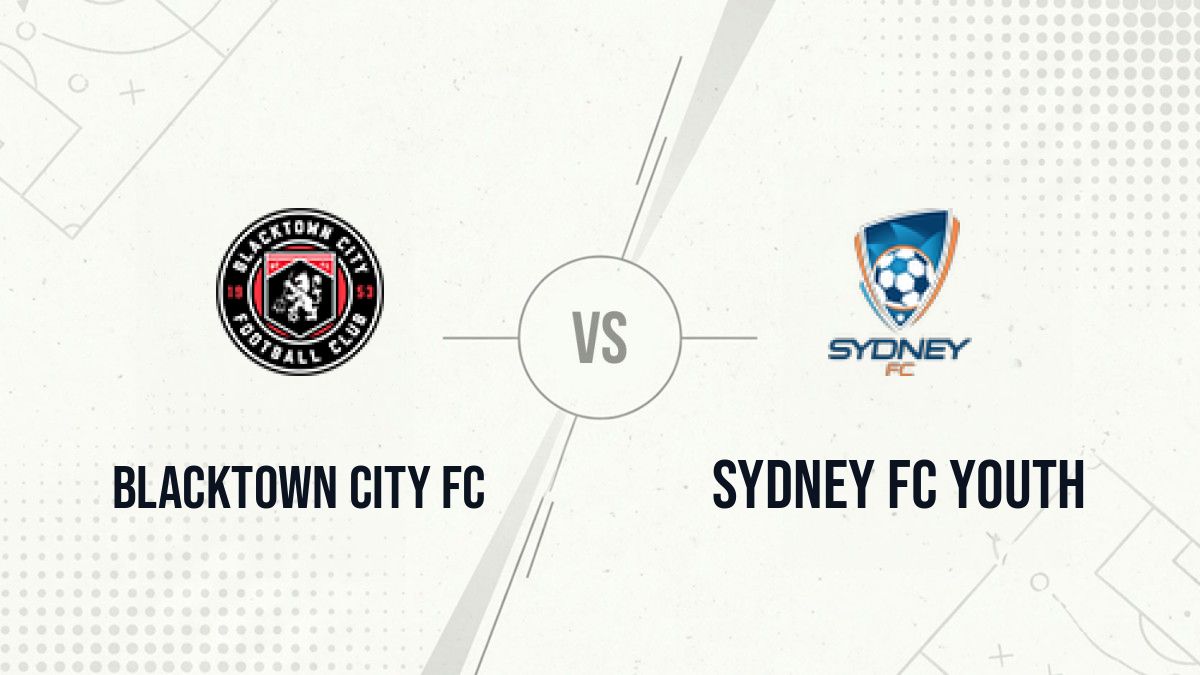 Pronostic Blacktown City FC Sydney FC Youth