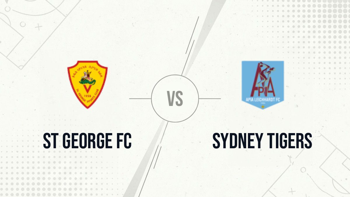 Pronostic St George FC Sydney Tigers