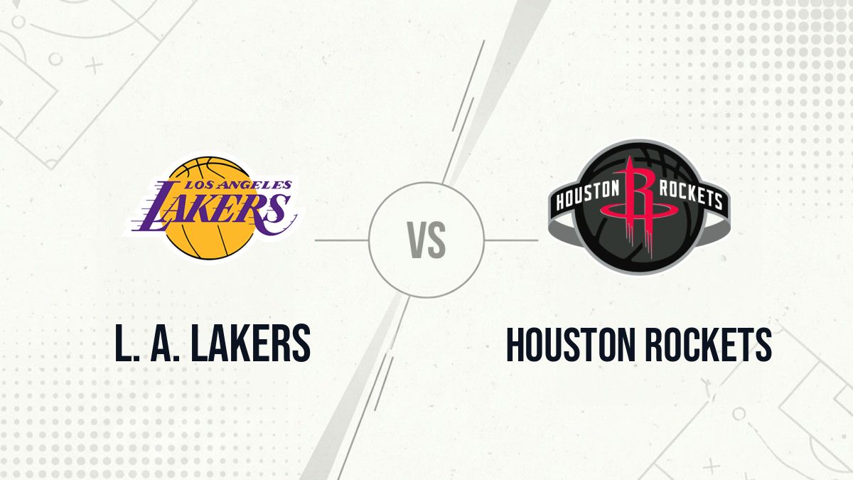 Pronostic L. A. Lakers Houston Rockets