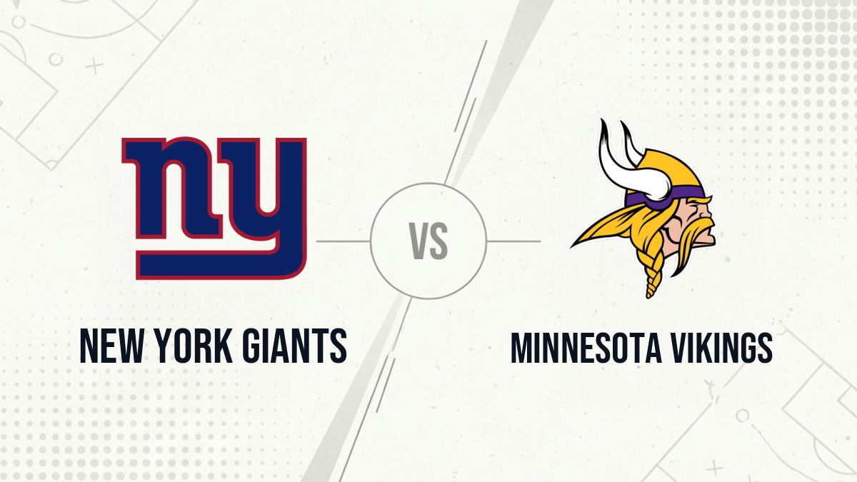 Pronostic New York Giants Minnesota Vikings