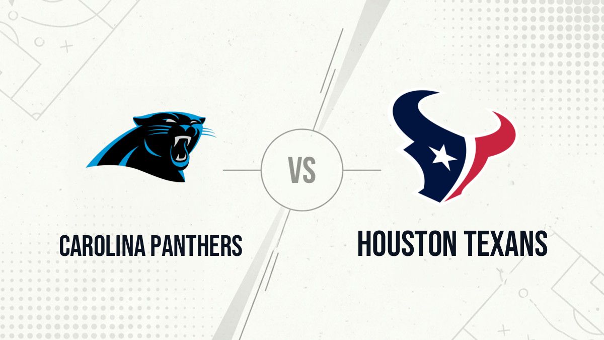 Pronostic Carolina Panthers Houston Texans