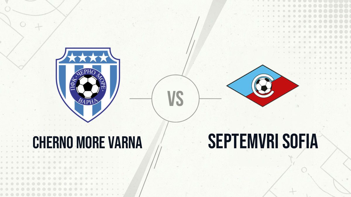 Pronostic Cherno More Varna Septemvri Sofia