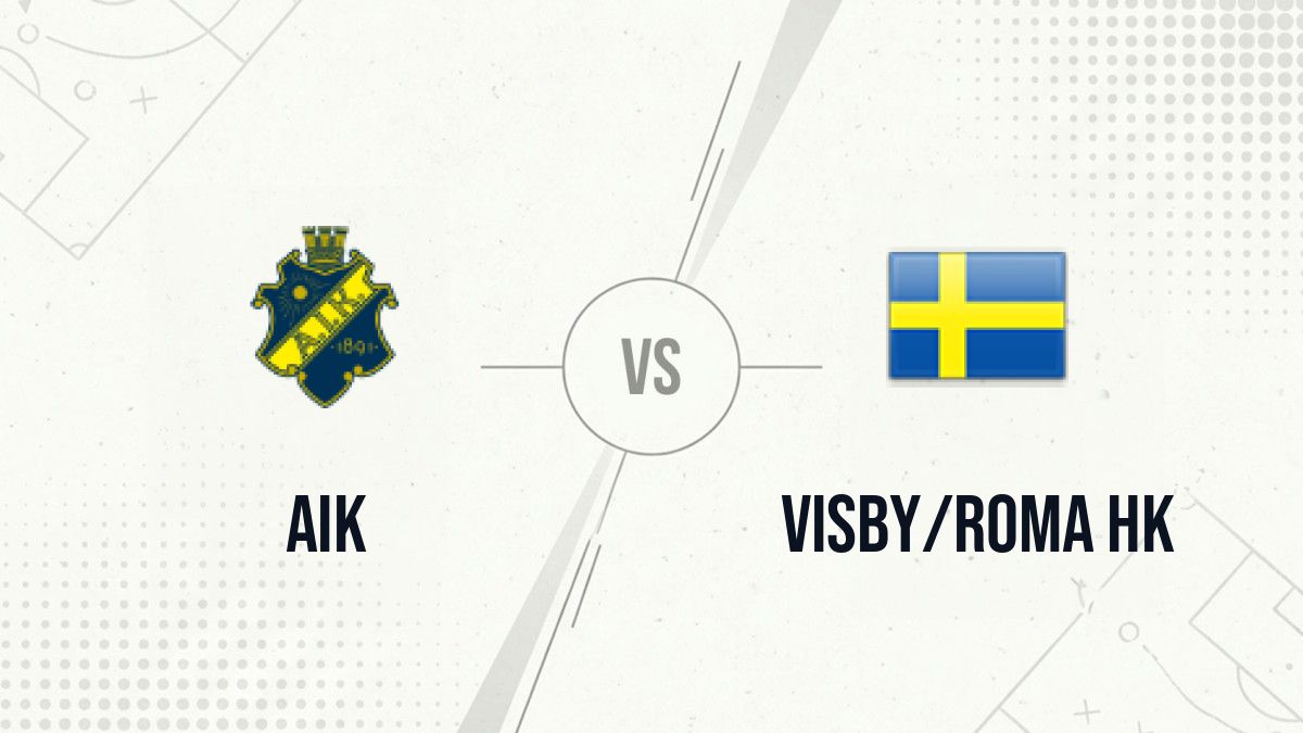 Pronostic AIK Visby/Roma HK